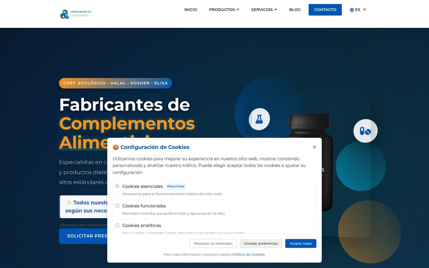 Fabricantes de Complementos